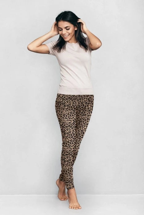 Patterned Fleece-lined Leggings – FrouFrou Couture