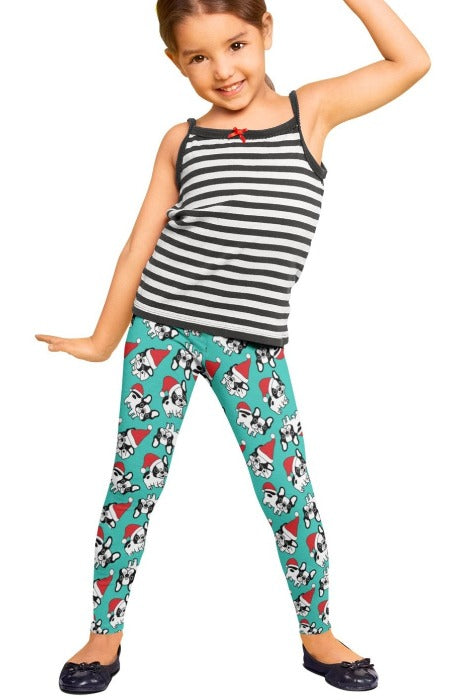 Santa Paws Kids Christmas Leggings – FrouFrou Couture