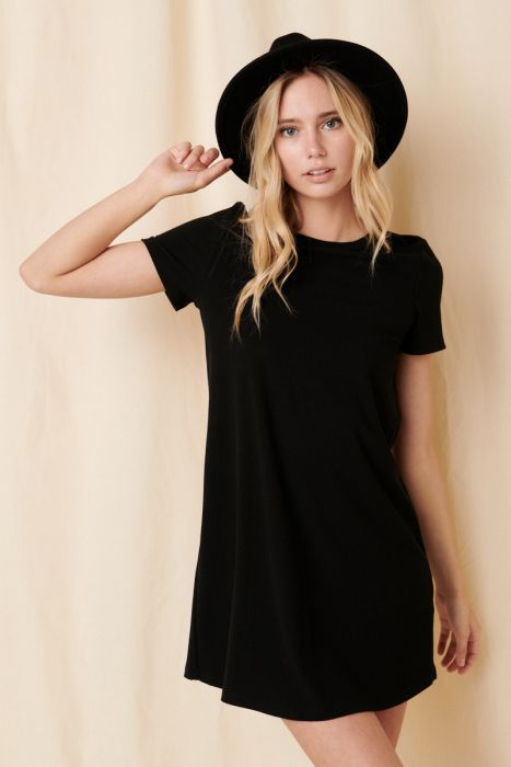Ribbed Dress Black / Small Ribbed Dress Black / Small