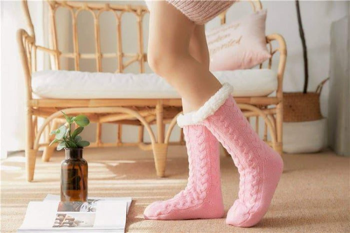 Sherpa Lined Slipper Socks – FrouFrou Couture