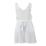White Beach Dress - FrouFrou Couture