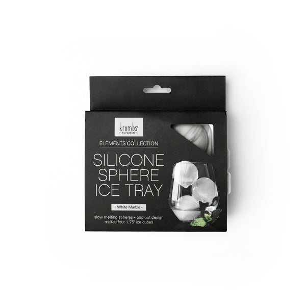 Krumbs Kitchen Elements Ice Ball Silicone Tray