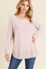 Knit Tunic Top in A Relaxed Fit Pullover Sweater - Assorted Colors