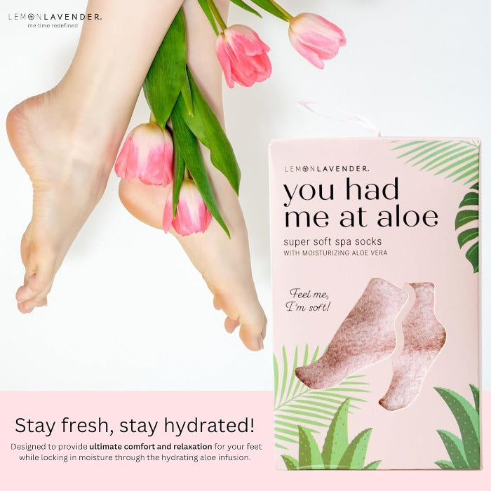 Super Soft Spa Aloe Socks