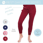Hello Mello Best Day Ever Knit Joggers - Assorted Colors