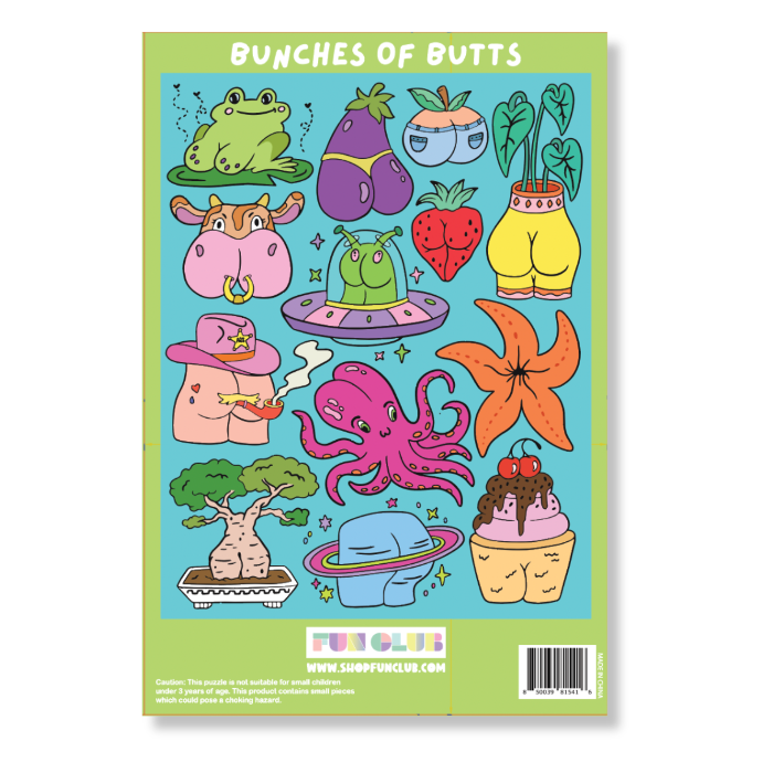 Butts Puzzle (silly, funny, puzzle)
