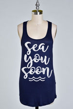 Sea You Soon Tank - FrouFrou Couture