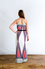Geo Print Maxi Dress - FrouFrou Couture
