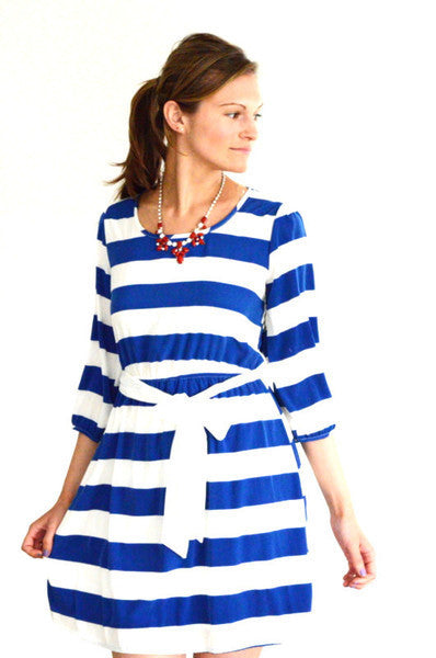 Boat Neck Skater Dress - FrouFrou Couture