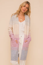 Multi-Color Fluffy Cardigan with Pockets - FrouFrou Couture