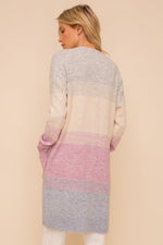 Multi-Color Fluffy Cardigan with Pockets - FrouFrou Couture