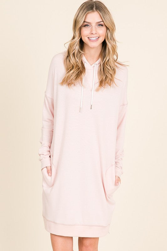 Blush Hoodie Dress - FrouFrou Couture