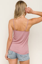 Lettuce Edge Ribbed Tank - FrouFrou Couture