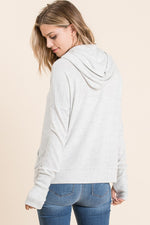 Thumb Hole Hoodie Jacket - FrouFrou Couture