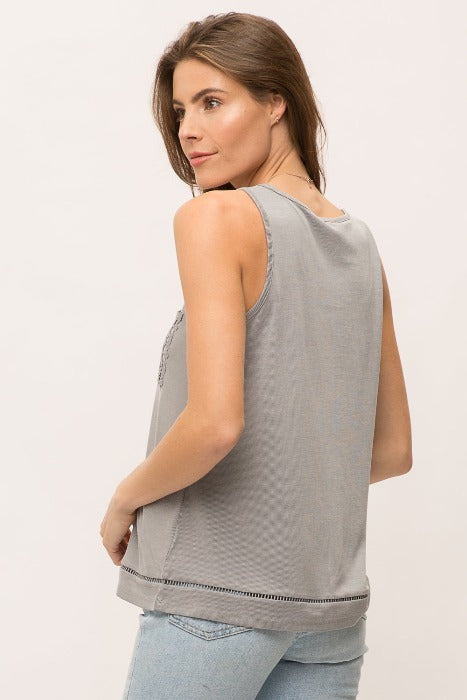 Grey Pocket Tank