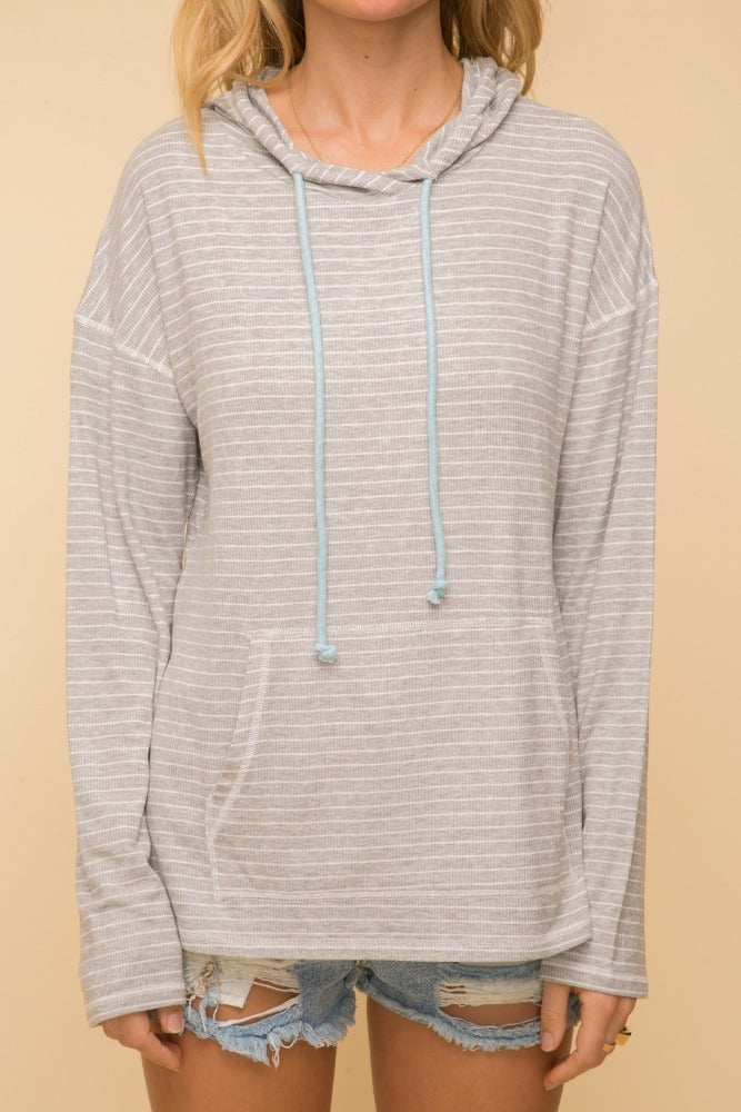 Pin Stripe Hoodie - FrouFrou Couture