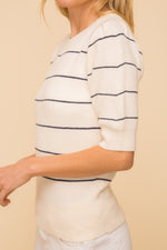 Stripe Sweater Top - FrouFrou Couture