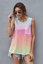 Multicolor Ombre Tank Top - FrouFrou Couture