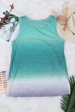 Multicolor Ombre Tank Top - FrouFrou Couture