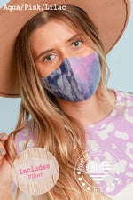 COTTON FITTED FACE MASK WITH FILTER - FrouFrou Couture