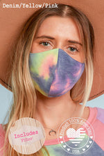 COTTON FITTED FACE MASK WITH FILTER - FrouFrou Couture