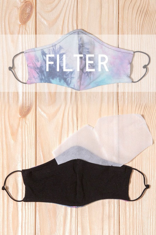 COTTON FITTED FACE MASK WITH FILTER - FrouFrou Couture