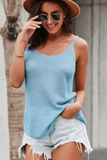 Strappy Casual Knit Top - FrouFrou Couture