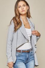 Stripe Comfy Jacket - FrouFrou Couture