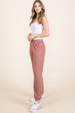 Plush Mauve Tiger Sweatpants