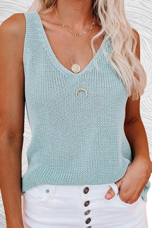 V Neck Tank Top