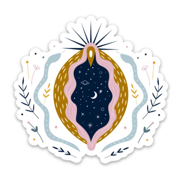 Cosmic Vagina Sticker