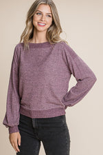 Mauve Tiger Brushed Top