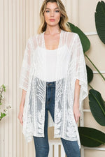 Cabana Chillen' Lace Swim Kimono