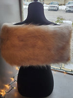 Faux Fur Shawl with Scarf Tie - FrouFrou Couture