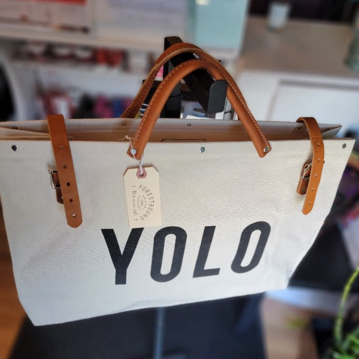 YOLO Canvas Utility Bag
