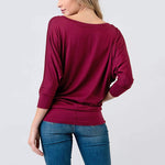 Ecological Dolman Sleeve Tops