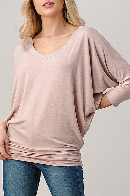 Ecological Dolman Sleeve Tops