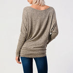 Hacci Knit Dolman Tops 2701