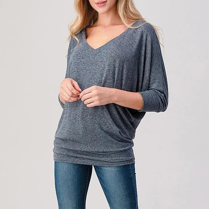 Hacci Knit Dolman Sleeve Tops - 2710 – FrouFrou Couture