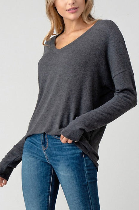 Brushed Hacci Tops - 2738