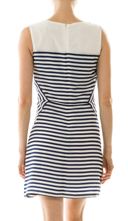 Striped Shift Dress - FrouFrou Couture