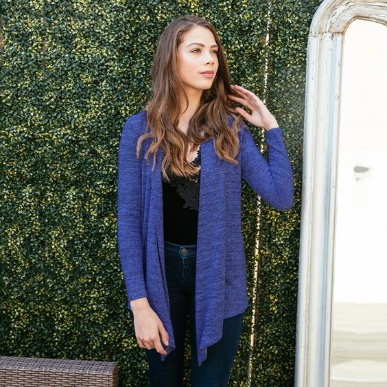 Fly Away Cardigan - Navy - FrouFrou Couture