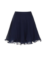 Navy Lined Skater Skirt - FrouFrou Couture