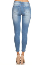 Mid-High Rise Ankle Skinny Enjeans - Light - FrouFrou Couture