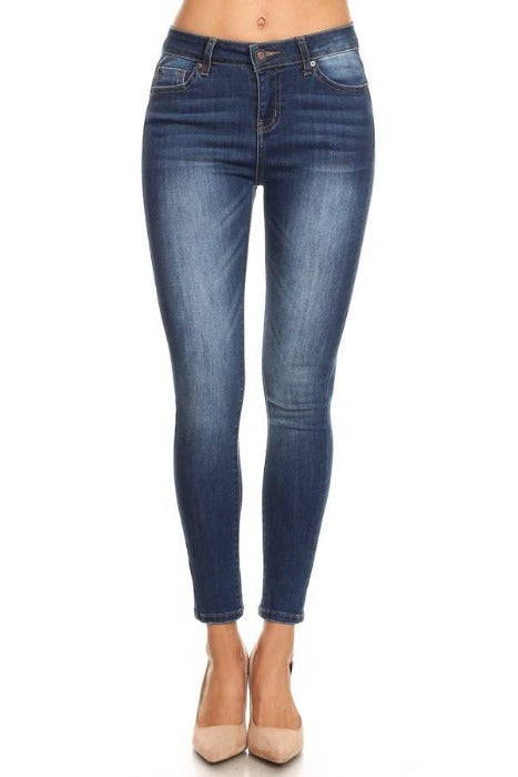 Mid-High Rise Ankle Skinny Enjeans - Med - FrouFrou Couture