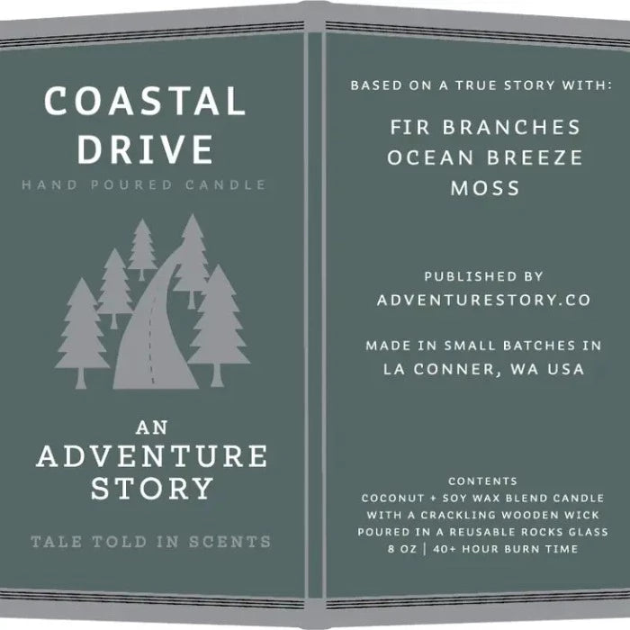 Adventure Story - Coastal Drive Candle