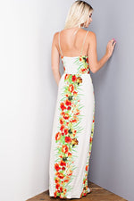 Floral Print Maxi Dress - FrouFrou Couture