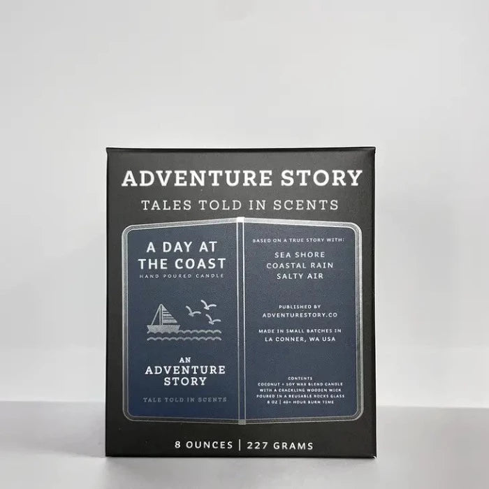 Adventure Story - A Day at the Coast Candle