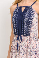 Mosaic Print Maxi Dress - FrouFrou Couture