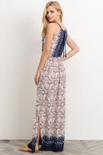 Mosaic Print Maxi Dress - FrouFrou Couture